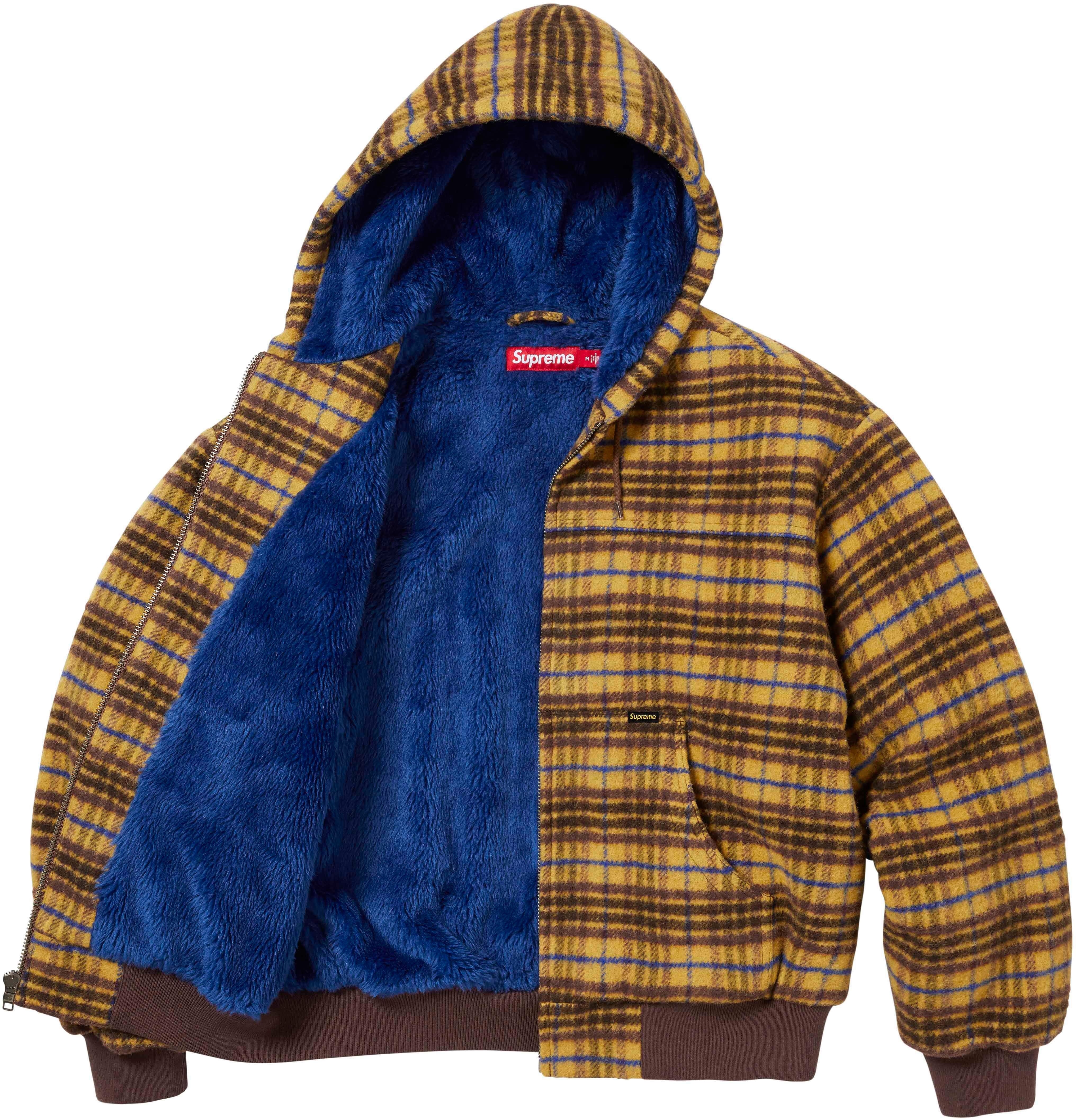 Plaid Wool Hooded Work Jacket view 19
